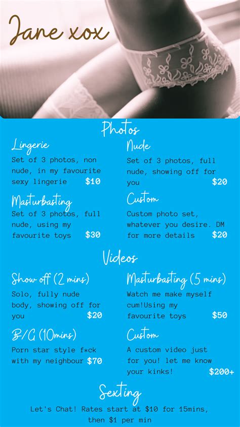 tip menu only fans|OnlyFans Tip Menu